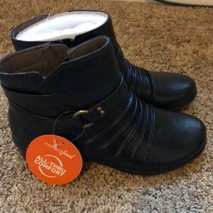 Black ankle boots